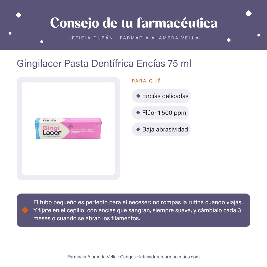 Gingilacer Pasta Dentífrica Encías 75 ml – consejo de tu farmacéutica