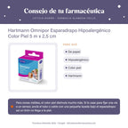 Hartmann Omnipor Esparadrapo Hipoalergénico Color Piel 5 m x 2,5 cm – consejo de tu farmacéutica