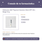Heliocare 360º Pigment Solution Stick SPF 50+ Beige 10 g – consejo de tu farmacéutica
