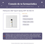 Heliocare 360º Sport Spray SPF 50 100 ml – consejo de tu farmacéutica
