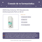 ISDIN Deo Extreme 72H Desodorante Antitranspirante Roll-on 50 ml – consejo de tu farmacéutica