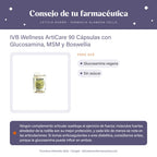 IVB Wellness ArtiCare 90 Cápsulas con Glucosamina, MSM y Boswellia – consejo de tu farmacéutica