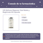 IVB Wellness Magnesio Total Malato y Bisglicinato 60 Cápsulas – consejo de tu farmacéutica