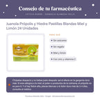 Juanola Própolis y Hiedra Pastillas Blandas Miel y Limón 24 Unidades – consejo de tu farmacéutica