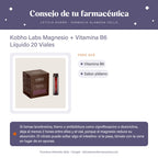 Kobho Labs Magnesio + Vitamina B6 Líquido 20 Viales – consejo de tu farmacéutica