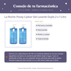 La Roche-Posay Lipikar Gel Lavante Duplo 2 x 1 Litro – consejo de tu farmacéutica