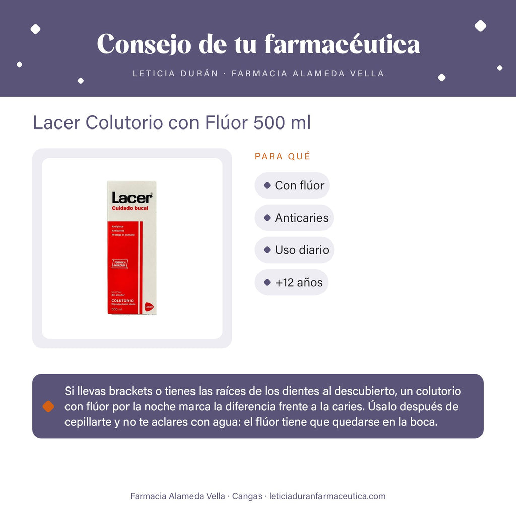 Lacer Colutorio con Flúor 500 ml – consejo de tu farmacéutica