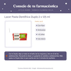 Lacer Pasta Dentífrica Duplo 2 x 125 ml – consejo de tu farmacéutica