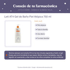 Leti AT4 Gel de Baño Piel Atópica 750 ml – consejo de tu farmacéutica