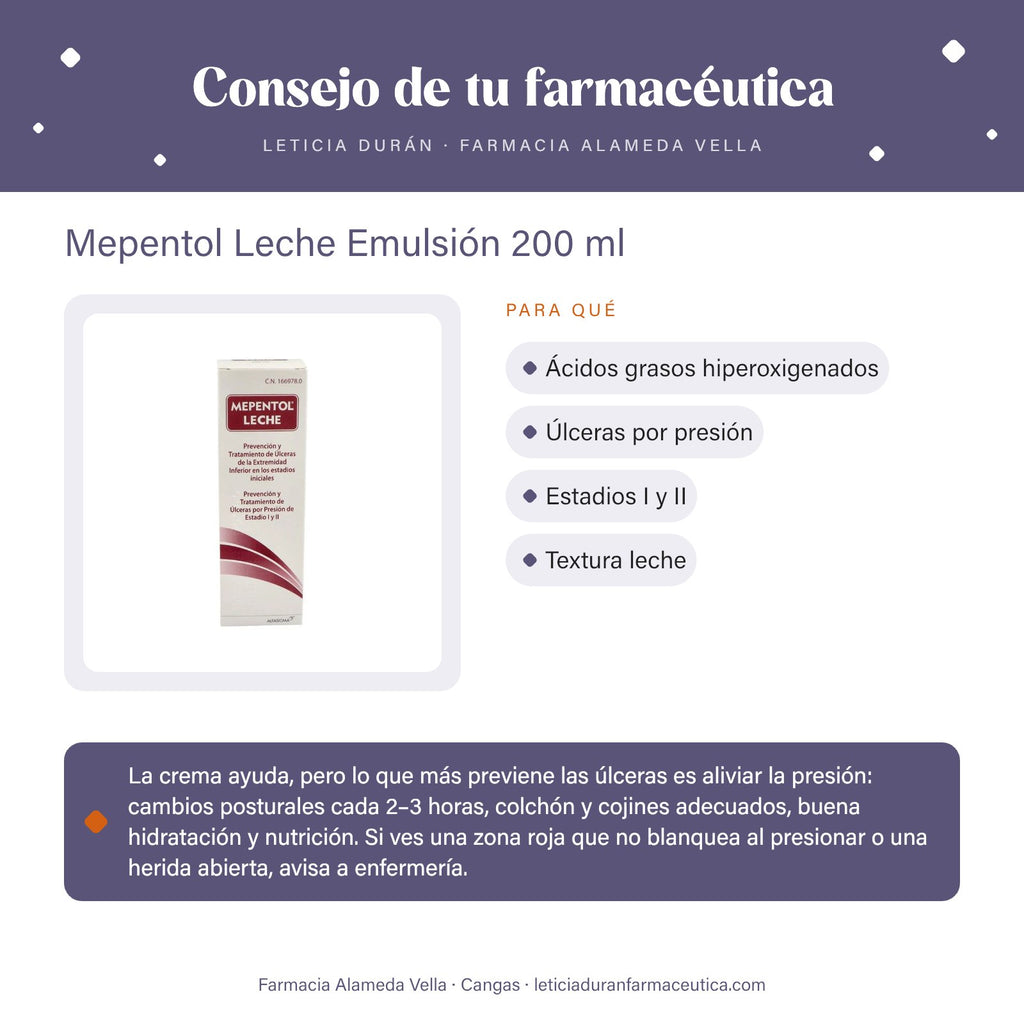 Mepentol Leche Emulsión 200 ml – consejo de tu farmacéutica