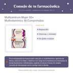Multicentrum Mujer 50+ Multivitamínico 30 Comprimidos – consejo de tu farmacéutica