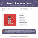NDL Pro-Health Performance Fast Hydration Duo Limón – consejo de tu farmacéutica