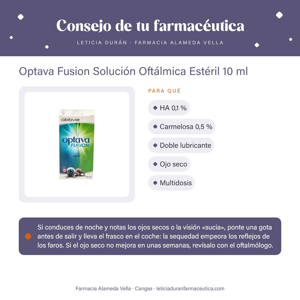Optava Fusion Solución Oftálmica Estéril 10 ml – consejo de tu farmacéutica