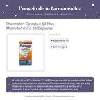 Pharmaton Coractive 50 Plus Multivitamínico 30 Cápsulas – consejo de tu farmacéutica