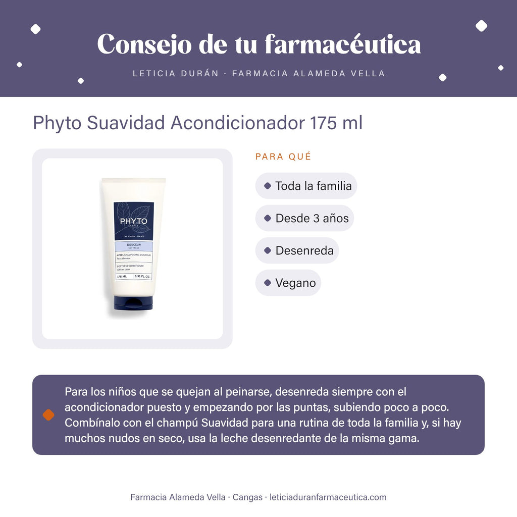 Phyto Suavidad Acondicionador 175 ml – consejo de tu farmacéutica
