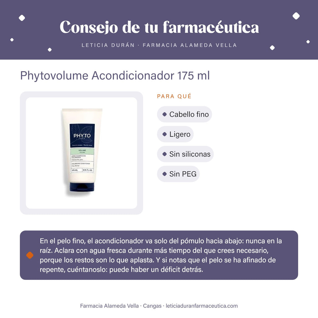Phytovolume Acondicionador 175 ml – consejo de tu farmacéutica