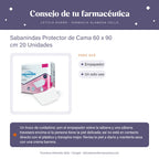 Sabanindas Protector de Cama 60 x 90 cm 20 Unidades – consejo de tu farmacéutica