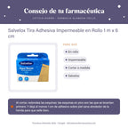 Salvelox Tira Adhesiva Impermeable en Rollo 1 m x 6 cm – consejo de tu farmacéutica