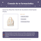 Suavinex Mochila Infantil de Guardería Estampado Flores – consejo de tu farmacéutica