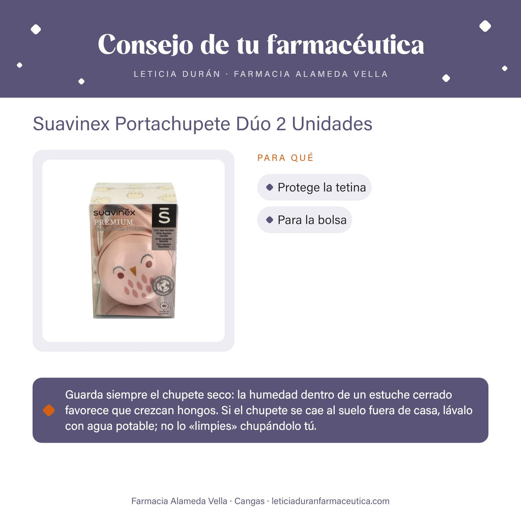 Suavinex Portachupete Dúo 2 Unidades – consejo de tu farmacéutica