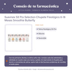 Suavinex SX Pro Selection Chupete Fisiológico 6-18 Meses Smoothie Butterfly – consejo de tu farmacéutica