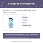 Suavinex SX Pro Tetina Silicona Flujo Denso +6 Meses 2 Unidades – consejo de tu farmacéutica