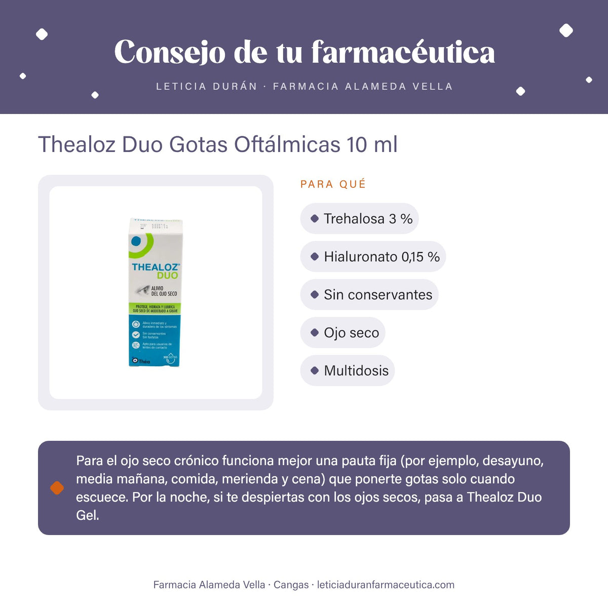 Thealoz Duo Gotas Oftálmicas 10 ml – consejo de tu farmacéutica