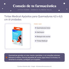 Tiritas Medical Apósitos para Quemaduras 4,5 x 6,5 cm 8 Unidades – consejo de tu farmacéutica