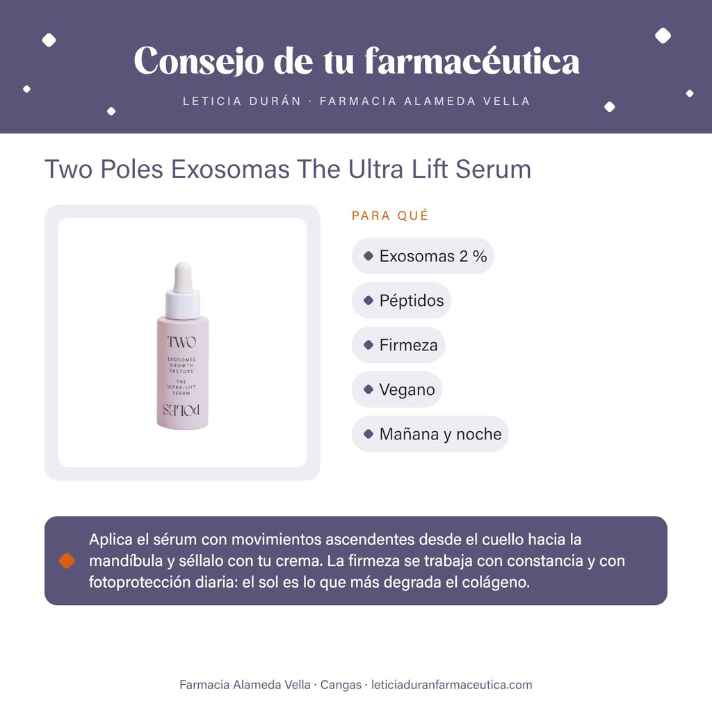 Two Poles Exosomas The Ultra Lift Serum – consejo de tu farmacéutica