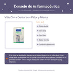 Vitis Cinta Dental con Flúor y Menta – consejo de tu farmacéutica