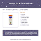 Vitis Kids Gel Dentífrico Cereza 50 ml – consejo de tu farmacéutica