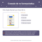 Vitis Seda Dental con Cera 50 m – consejo de tu farmacéutica